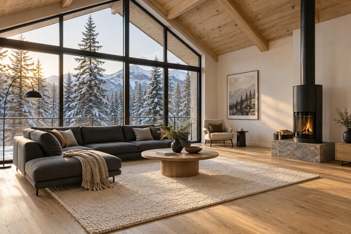 Ambiance chalet moderne : réussir un intérieur chaleureux