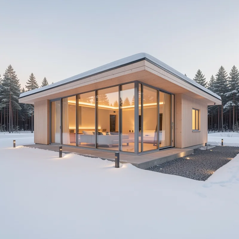 Chalet scandinave moderne : prix au m², modèles et tendances 2026